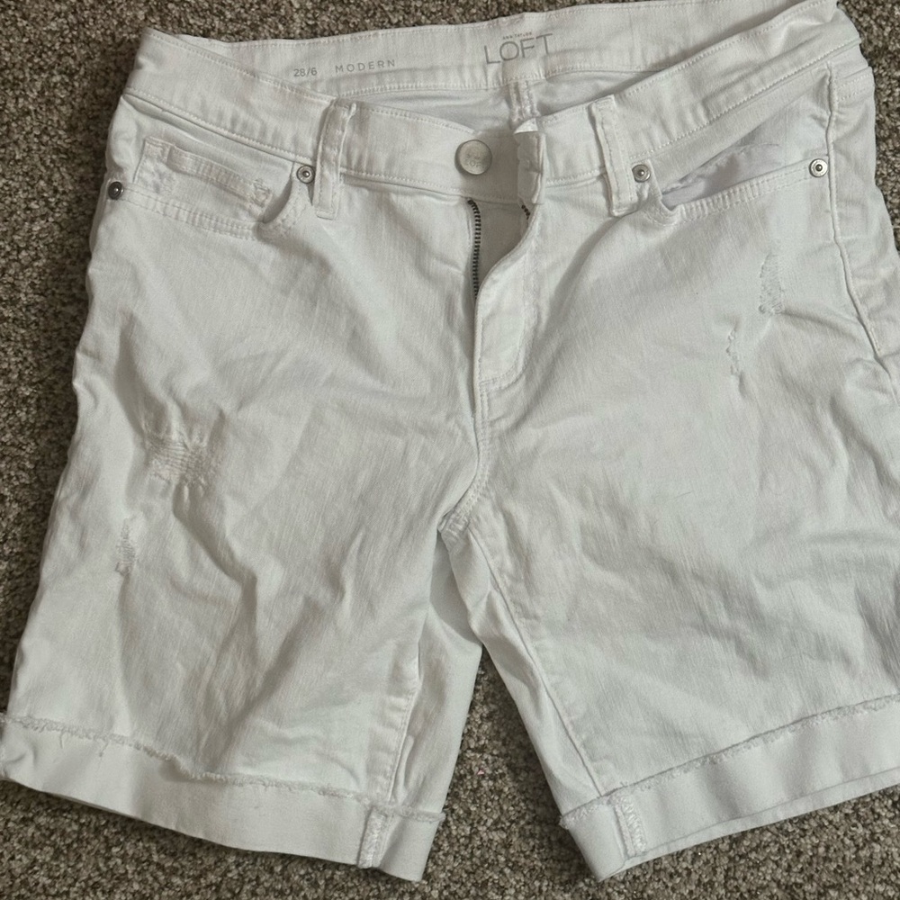 Ann Taylor Loft Crop Shorts